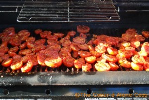 The Coeur d'Alene Coop Grilling Tomatoes