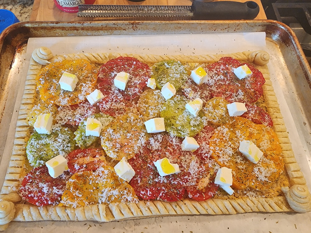 tart ready for the oven